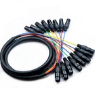 8 Channel Snake Audio Cable 8 Pairs Male To Female 3 Pin Xlr Balanced Connectors
