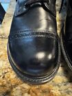     vintage Hh Brand Airborne Jump Boots Combat Black Leather Size 12 Lace Up    