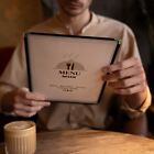 25 Pack Restaurant Menu Covers 8 5 X 11 Inches  Single Pocket Menu Cover 2 View
