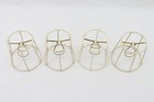 Vintage Chandelier Sconce Candelabra Clip-on Mini Lamp Shade 4  Frames  4x 