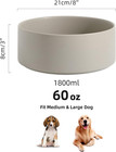 Non-slip 8 2inch Ceramic Dog Food And Water Bowl For Large Breed Dogs  Pet Bowl 