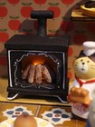 1 12 Scale Miniature Scene Dollhouse Led Fireplace Dollhouse Decor Furniture