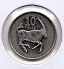 2002 Botswana 10 Thebe  2419 