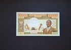 Central African Republic Empire 10000 Francs Nd  1978-79  P-8 Vf  very Rare 