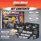 6pcs Flexible Eva Foam Wet Or Dry Autobody Sanding Blocks Kit For Automotive   