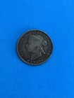 1870 Canada 25 Cents  quarter  Silver Coin Queen Victoria