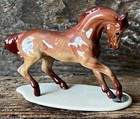 Retired Vintage Hagen Renaker Chestnut Arched Neck Stallion