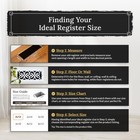 Decor Grates St214 Scroll Design Floor 2x14 Inches  Textured Black Finish