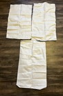 Lot Of 3 Vintage Quality Feed Bag For Chickens 50 Lbs Each