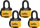 Weatherproof Laminated Padlock With Key 4 Pack Outdoor Pad Locks With Same Key F