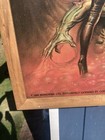 Ozzy Osbourne The Ultimate Sin Framed Carnival Glass 24x24 In 1986 Monowise Ltd 
