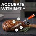 Wireless Bluetooth Meat Thermometer 500ft Range Bbq Grill Smoker App Digital