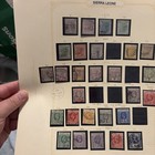 Sierra Leone Stamp Collection On Album Pages - From Qv Onwards High Catalogue 