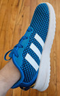 Adidas  kids Racer Tr 2 0   kids Sneaker Blue white Shoes Size 10 Athletic