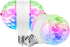  2-pack  Disco Lights For Parties  Colorful Rotating Magic Ball Lights With 2   