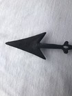 Scarce Fancy Antique Red Brass S Co  Lightning Rod Weathervane Arrow For Ball