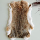 50pcs Real Rabbit Skin Pelt Fur Hide Tanned Leather Diy Craft Natural Bunny Skin