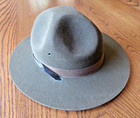 Vintage Us National Park Service F40 Campaign Hat Smokey The Bear Stratton
