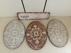 Handmade Primitive Spring easter Neutral Egg Bowl Fillers With Flash Card Tag