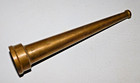 Vintage Solid Brass Fire Hose Nozzle 8   