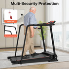 Walking Foldable Treadmill For Seniors Fitness W optional App Control Handrails