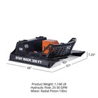 Titan Attachments Pro Series 60  Skid Steer Radial Piston Brush Cutter