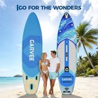11ft Inflatable Stand Up Paddle Boards Wide Stable Sup Paddleboard Non-slip Deck