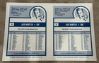 Jack White Washington Dc Uncut Poster 2022 Baseball Card Double Sided Ap  5   10