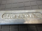 Vintage Larsen s Fire Extinguisher Cabinet Hammer 6  Cast Metal