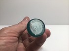 Antique Aqua Atkinson   Barker Cylinder Medicine Bottle 
