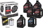 Maxima Twin Cam Synthetic Oil Change Kit With Chrome Filter 90-119016pc