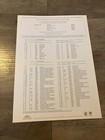 Cunard Lines Queen Elizabeth 2 Onboard Reservation Menu