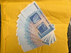          Lot Of 10 - Authentic Zimbabwe 100 Trillion Dollar Currency  Aa2008  Unc