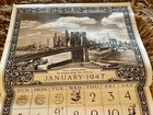 1947 Calendar Of American Bridges Confederate Friendly Birthdates Generals