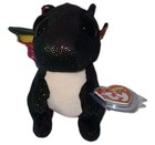 Nm  Ty Beanie Boos - Anora  The Black Dragon  6 Inch  Nmwmts Stuffed Animal Toy