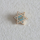 Vintage Judaica Israel Magen David Lapel Pin Star Of David Jewish Badge