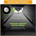 2 Pack  100 Led  Solar  Motion Sensor  Outdoor  Security  Wall  Garden Lights