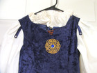 Renaissance Faire fest Dress Costume Velvet Handmade  Size Small  See Pics  
