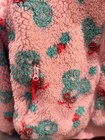 2026 Disney Parks Mickey Mouse Wreath Pink Fleece Christmas Jacket S Zip Bows