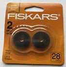      Fiskars 28mm Rotary Replacement Blade 12 Pack 6-2packs  95417097j Cuts Fabric