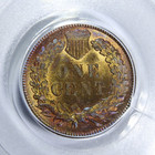 1893 Indian Head Cent 1c Pcgs Ms 64 Rb  beautiful Toning 