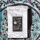 Boogie Board 8 5  Lcd Ewriter Writing Tablet  Blue black  With Case Sleeve
