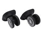 Replacement Luggage Wheel Repair Suitcase Wheels Casters Black 2 Pcs Dp