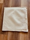 Ralph Lauren Wyatt Cream Quilted Sateen Sham Set - 2 Euro Shams   1 Square Throw