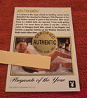 Jenny Mccarthy Autographed Playboy  Pmoy Card Sports Time Authenticated  3000
