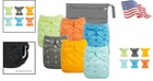 Versatile 6 Pack Of Cloth Diaper Covers For Toddlers With Adjustable Snaps