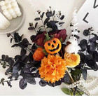 Laelfe Black Eucalyptus Stems Leaves Branches Fake Flower Arrangement Farmhouse