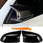M Style Side Mirror Cover Cap For 2013-2018 Bmw X5 F15 - Glossy Black