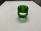 Green Lantern Corps Ring  Plant-based Translucent Green Resin  Made In Usa