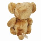 Dan Dee Collectors Choice Plush Teddy Bear     Straw Hat   Plaid Bow Tie